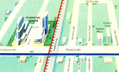 Ploenchit Center Location